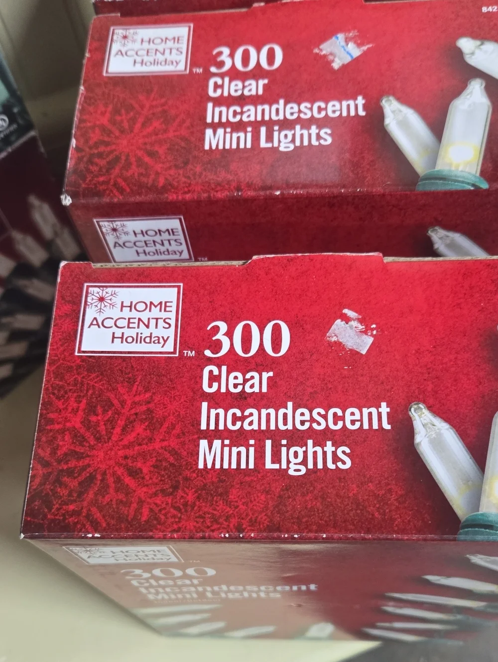 Home Accents Holiday 300 Clear Incandescent Mini Lights